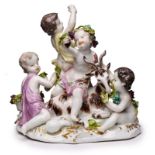 Bacchantengruppe/ "Der Herbst", Meissen um 1750.