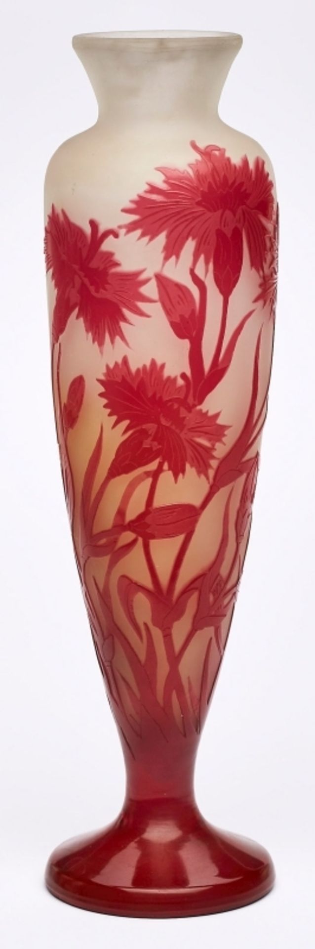 Kl. Vase "Kornblumen", Gallé um 1920. - Bild 3 aus 3