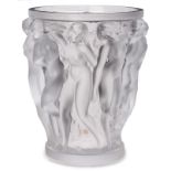 Gr. Vase "Bacchantes Grand", Lalique Ende 20. Jh.