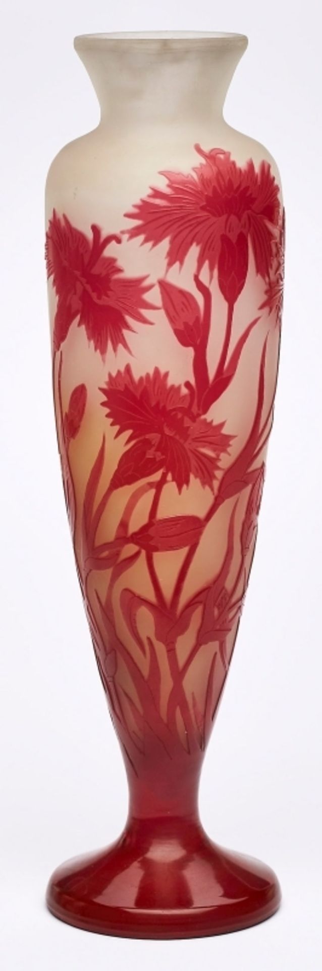 Kl. Vase "Kornblumen", Gallé um 1920. - Bild 2 aus 3