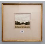 A. D. Peppercorn (1847-1926) framed watercolour entitled 'A Cornfield' from the shepherd collection.