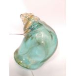 Unusual Murano glass Conch shell circa 1960.