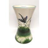 A Griselda Hill Wemyss ware pottery vase. 17 cm height, 10 cm width approx.
