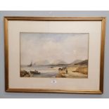 John Johnson R.C.A |Hill of Hoy| Orkney Isles framed watercolour signed and dated 1884. 34.5 cm