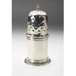 GEORGE III SILVER SUGAR SHAKER NEWCASTLE, PROBABLY 179413cm high5.2 oz.164 grams