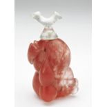 PEKING GLASS SNUFF BOTTLE LATE QING / EARLY REPUBLIC PERIOD in the form of a gourd 8cm long