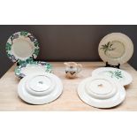 4 EMMA BRIDGEWATER 'KITCHEN GARDEN' DISHES, 6 Emma Bridgewater 'figs and olives' dishes and a '