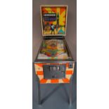 A WILLIAMS BIG BEN PINBALL MACHINE CIRCA 1975 sold as non-functioning decorative item. 173 x 130 x