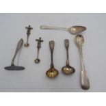 GEORGIAN SILVER SPOONS AND DUTCH SILVER SPOONS (7)