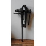 A 19th CENTURY FARRIERS VICE 104cm high