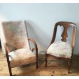 ART DECO CHAIR AND BEDROOM CHAIR