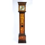 A GOOD MARQUETRY 8-DAY LONGCASE CLOCK BY RICHARD BAKER OF LONDON LATE 17TH CENTURY the square