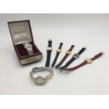 COLLECTION OF MODERN WRISTWATCHES comprising two gents and five ladies watches (7)