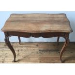 FRENCH CABRIOLE LEG SIDE TABLE