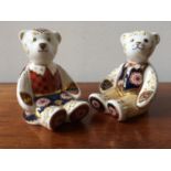 ROYAL CROWN DERBY LIMITED EDITION 'YORKSHIRE ROSE DADDY BEAR' AND 'YORKSHIRE ROSE MUMMY BEAR',