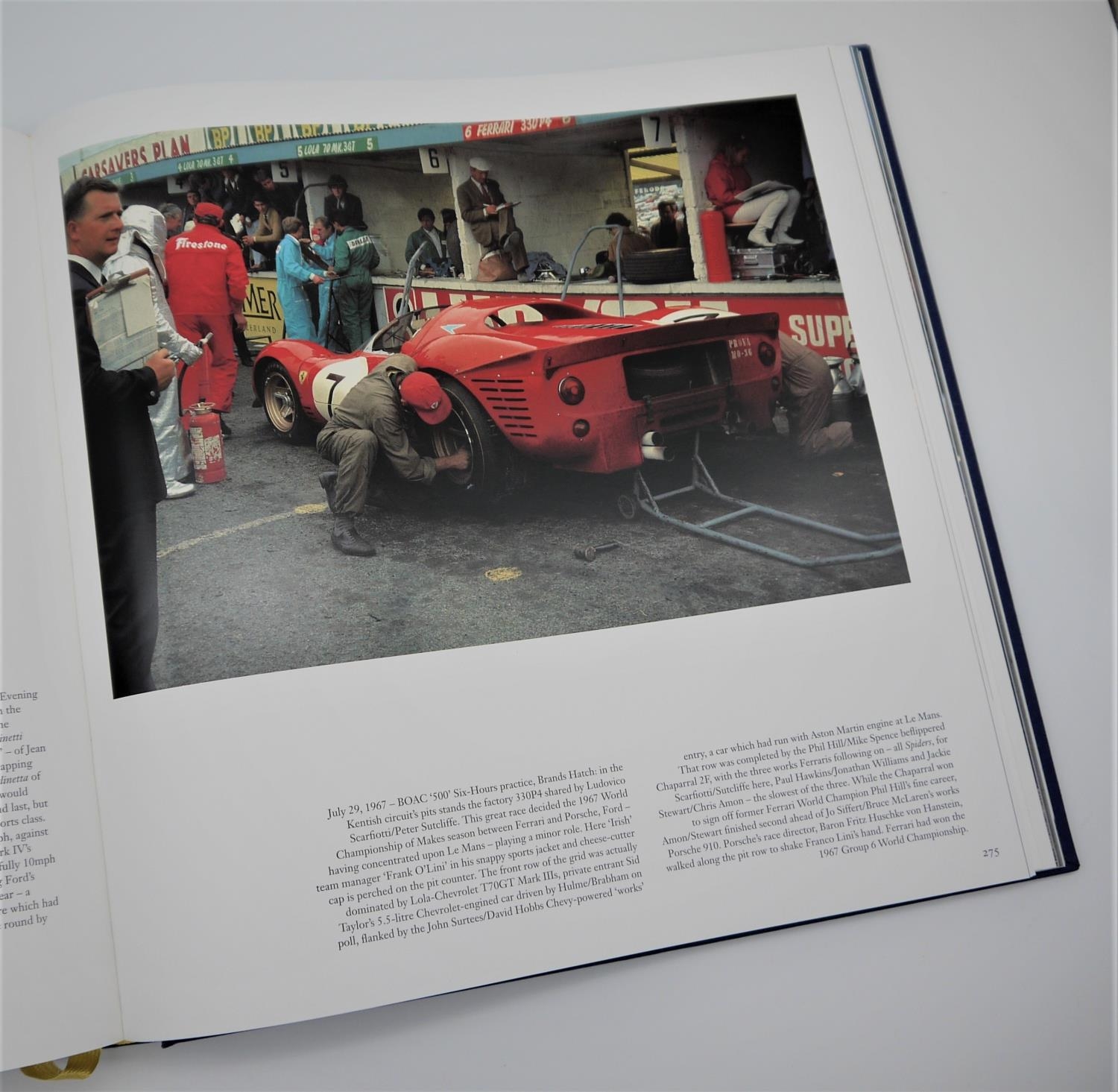 GEOFFREY GODDARD: FERRARI IN CAMERA FROM ASCARI TO VILLENEUVE limited edition copy 36 of 1000 of - Image 4 of 5