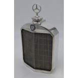 MERCEDES DECANTER BY CLASSIC STABLE LIMITED chromed surround with mercedes mesh grille and mascot in