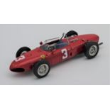 CMC MODELS 1:18 SCALE MODEL OF THE FERRARI DINO 156 NUMBER 3 NURBURGRING ENTRANT OF 1961 (