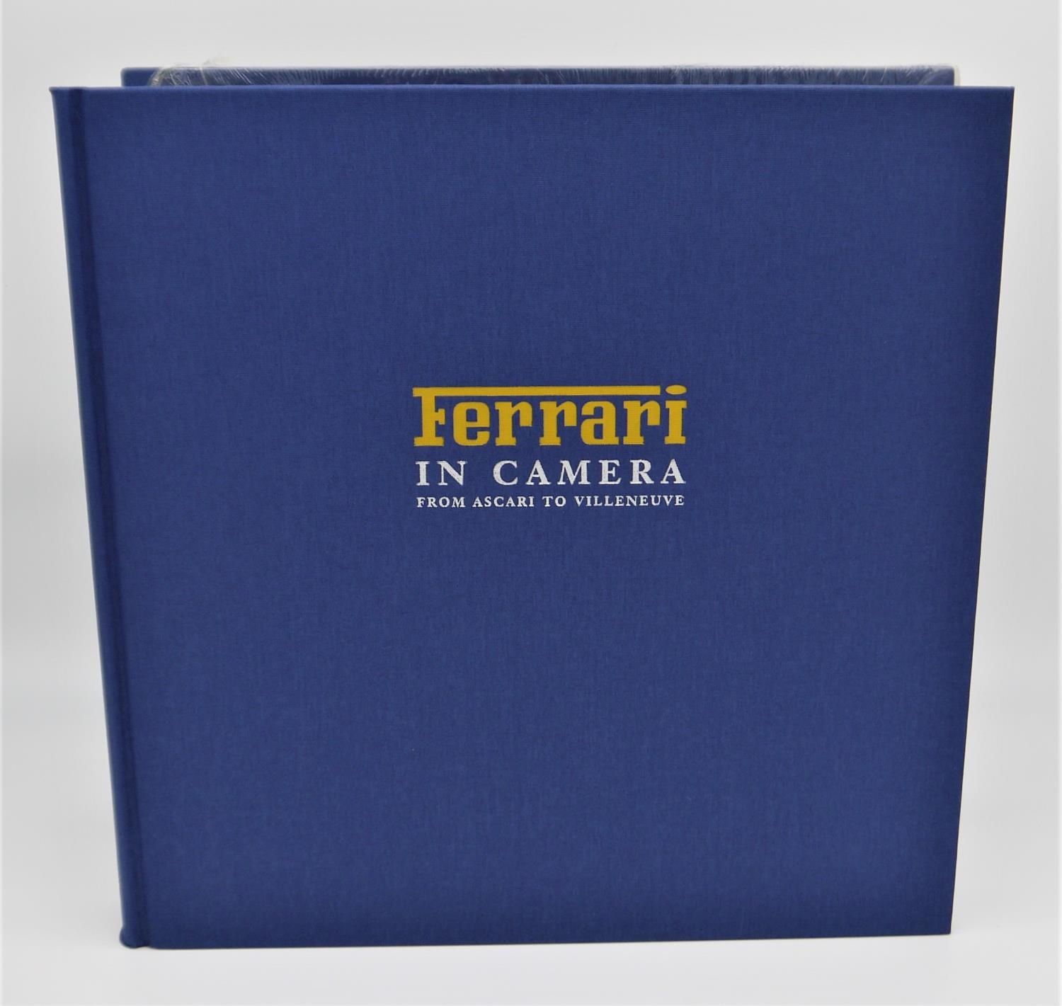 GEOFFREY GODDARD: FERRARI IN CAMERA FROM ASCARI TO VILLENEUVE limited edition copy 36 of 1000 of