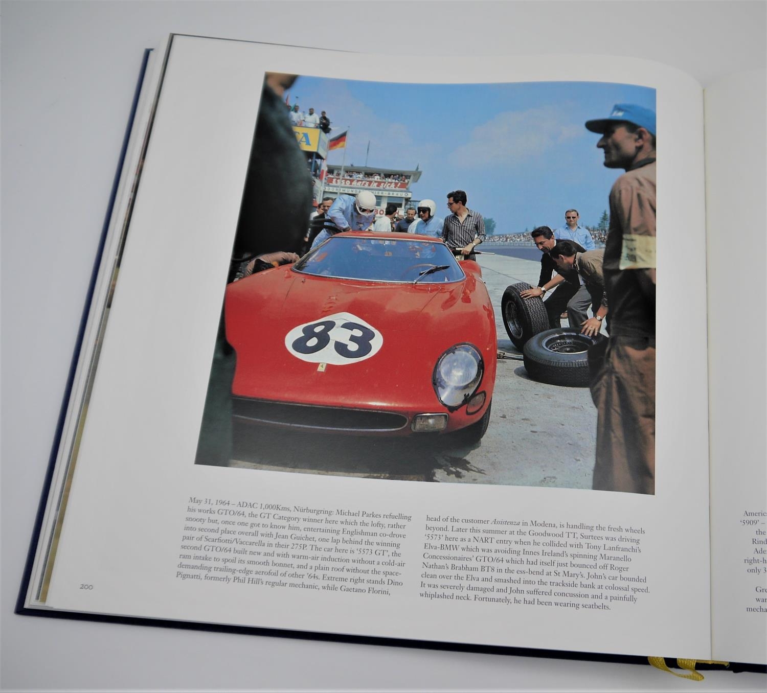 GEOFFREY GODDARD: FERRARI IN CAMERA FROM ASCARI TO VILLENEUVE limited edition copy 36 of 1000 of - Image 3 of 5