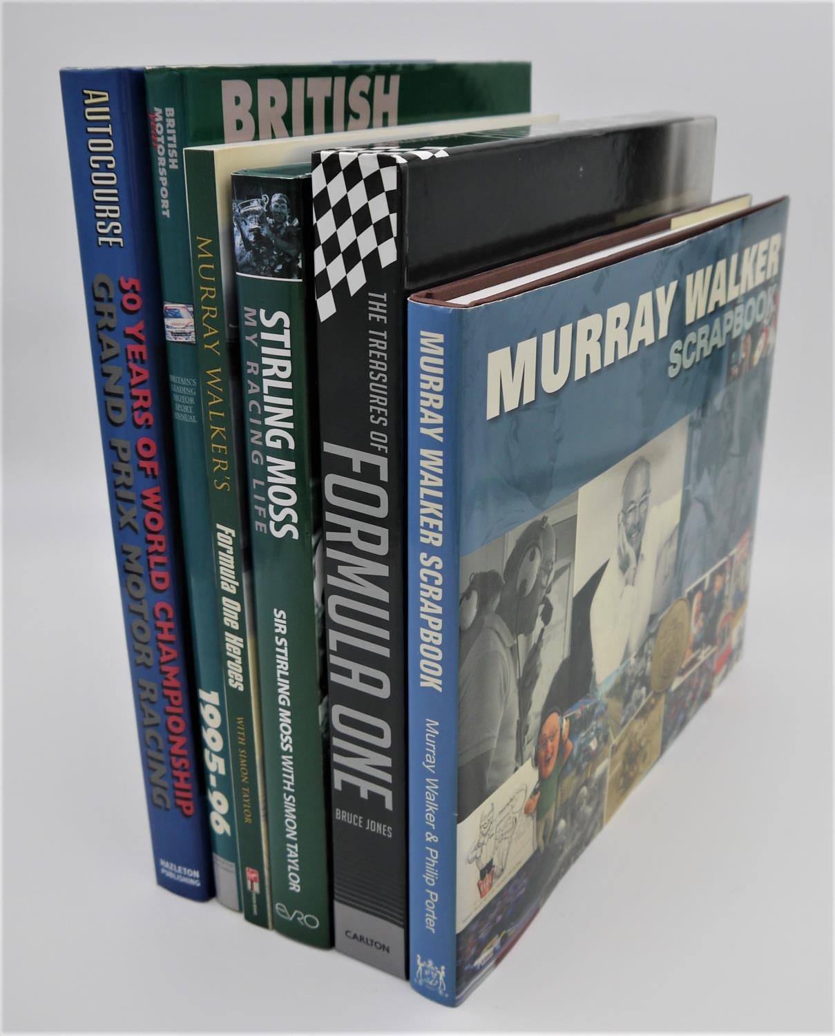 A SELECTION OF BOOKS ABOUT BRITAINS RACING GREATS PHILIP PORTER/MURRAY WALKER: MURRAY WALKER