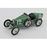 CMC MODELS 1:18 SCALE MODEL OF THE 1920 BUGATTI TYPE 35 GRAND PRIX ENGLAND NUMBER 12 CAR (