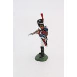 A GROUP OF 24 NAPOLEONIC OLD GUARD FIGURES, in the firing position, hand painted by Frontline