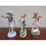 THREE ROYAL WORCESTER FIGURES OF CHILDREN, 'Wednesday's child, Thursday's child, and Child of