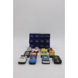 TWELVE CORGI 4mm DIE-CAST BOXED MODEL CARS