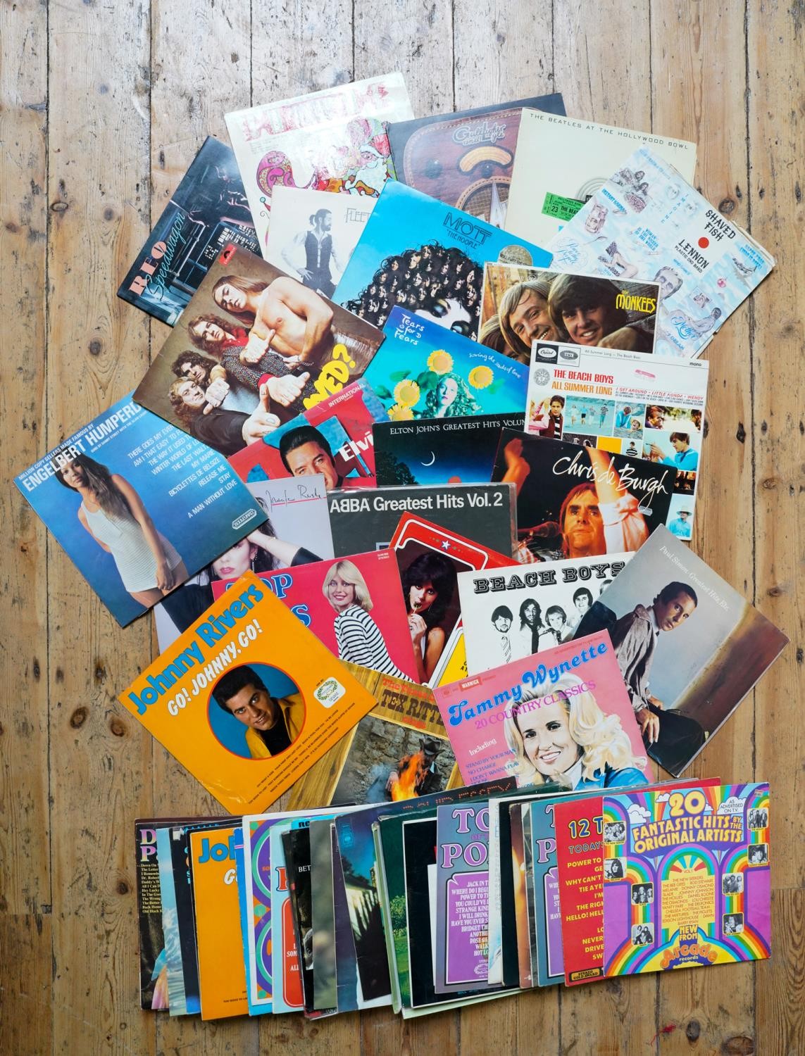 COLLECTION OF LP'S AND SINGLE RECORDS - Image 2 of 2