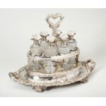 GEORGE III SILVER CRUET FROM THE SUTTON SERVICE PHILIP RUNDELL, LONDON, 1819, RETAILED BY RUNDELL,