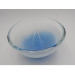 ART GLASS BOWL MODERN possibly Murano 21cm diam