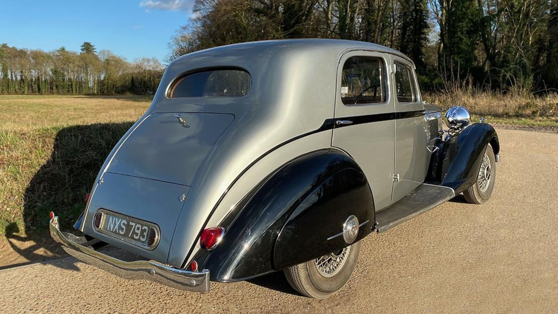 1936 ALVIS SILVER CREST 20/92 FOUR LIGHT SALOON  Registration Number: NXS 793 Chassis Number: - Image 3 of 34