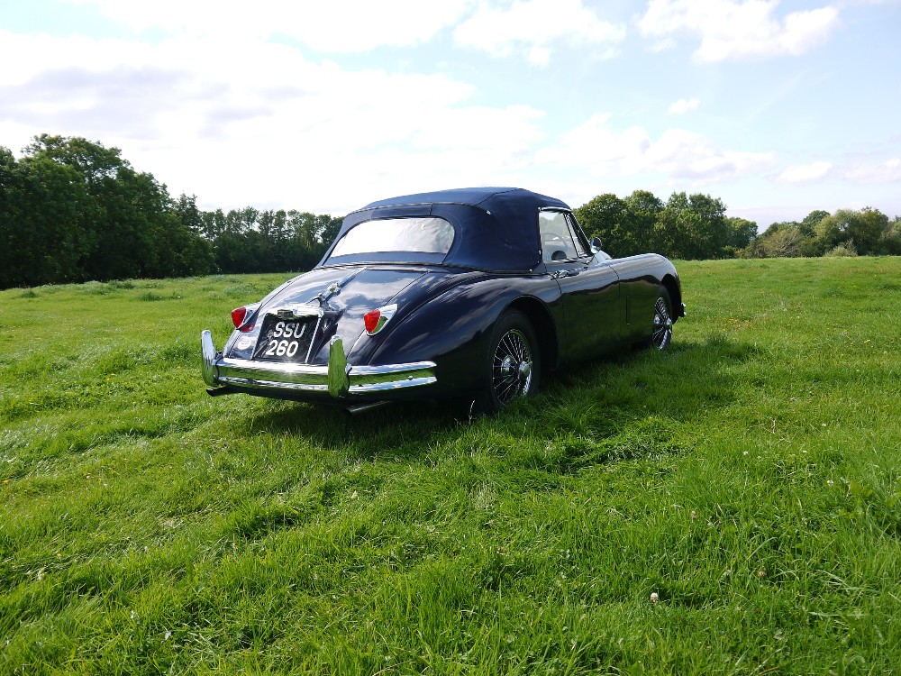 1958 JAGUAR XK150 DROPHEAD COUPE Registration Number: SSU 260 Chassis Number: S837226 Recorded - Image 12 of 26