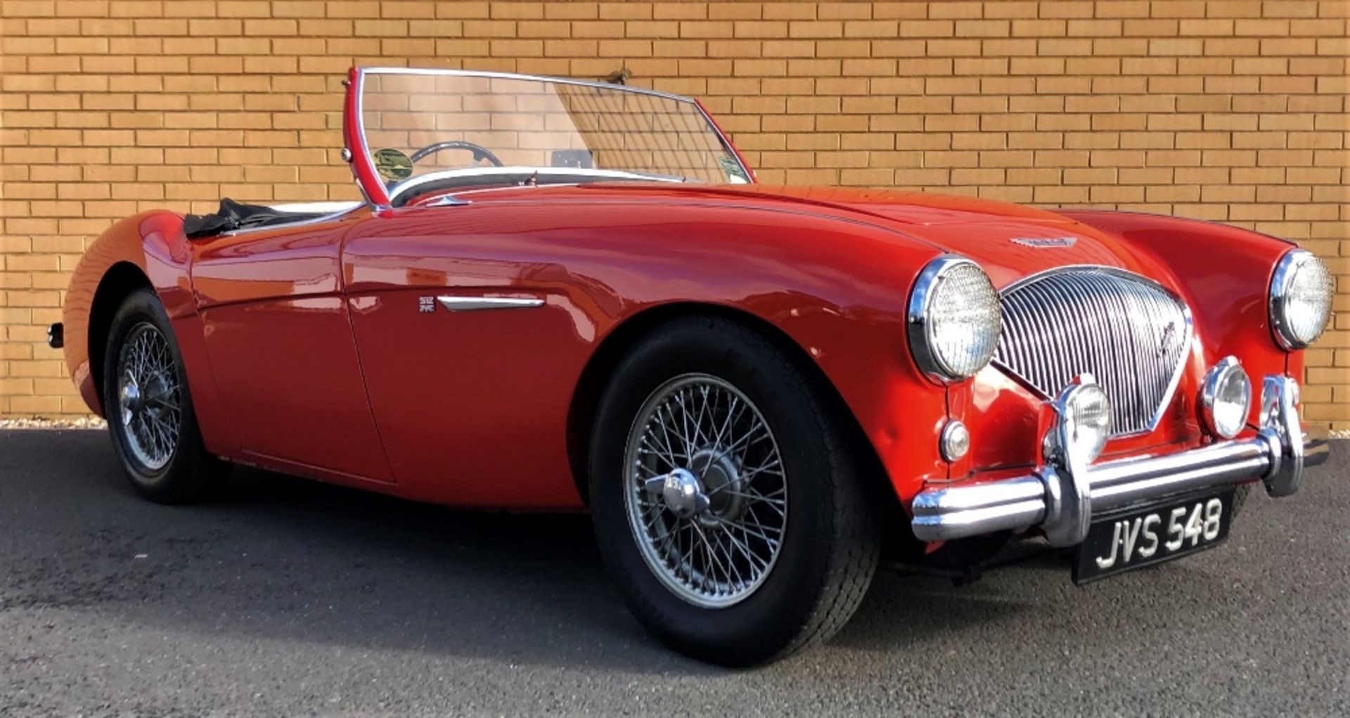 1954 AUSTIN HEALEY 100/4 BN1 Registration Number: JVS 548 Chassis Number: BN1/222319 Recorded - Image 6 of 15