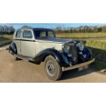 1936 ALVIS SILVER CREST 20/92 FOUR LIGHT SALOON  Registration Number: NXS 793 Chassis Number: