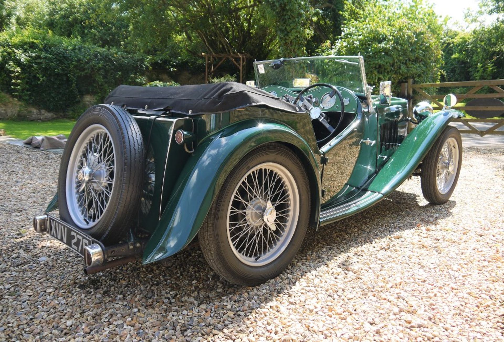 1949 MG TC 'MIDGET' Registration Number: XVV 276 Chassis number: TC 7712 Recorded Mileage: 40,700 - Image 5 of 21