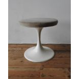 A WATTENHEIMER KUNSTOFFWERKEN STOOL, 43 cm high, 43 cm dia