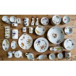 A LARGE COLLECTION OF ROYAL WORCESTER FRUIT DECORATED TABLE WARE
