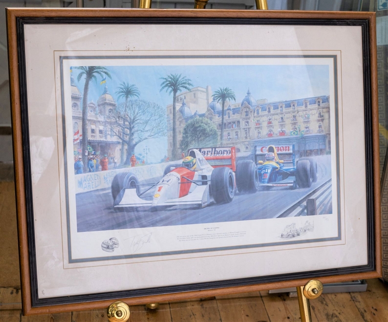 DICING AT CASINO BY TONY SMITH (89 / 750) LIMITED EDITION PRINT of the 50th Grand Prix de Monaco - Image 2 of 2