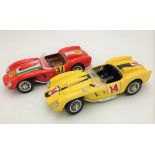 PAIR OF 1/18TH SCALE FERRARI 250 TESTAROSSA MODELS BY BURAGO