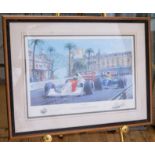 DICING AT CASINO BY TONY SMITH (89 / 750) LIMITED EDITION PRINT of the 50th Grand Prix de Monaco