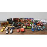 FOUR BOXED MATCHBOX MODELS OF YESTERYEAR VEHICLES, SEVEN OTHER BOXED MODELS AND LARGE COLLECTION