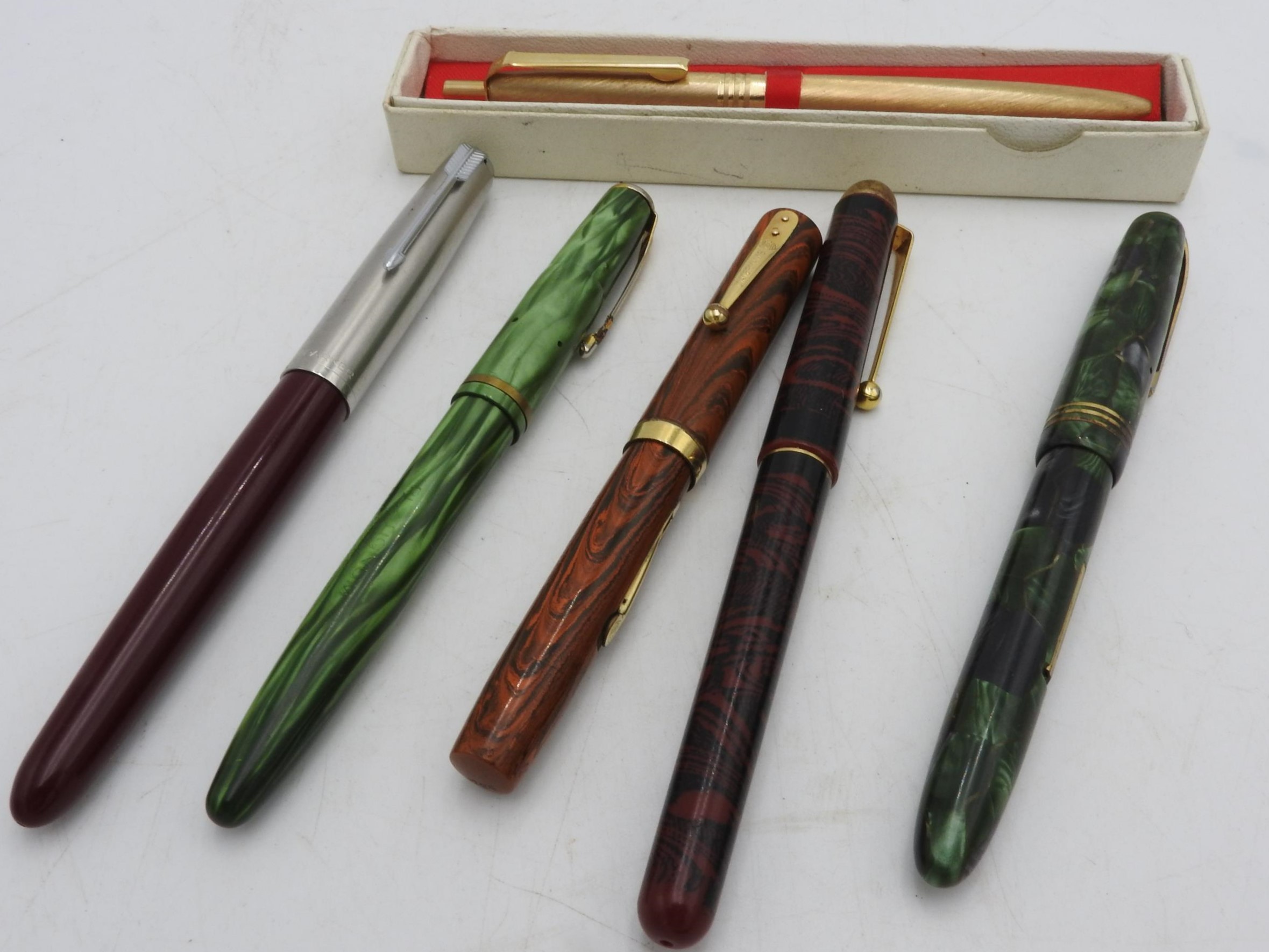 WATERMAN'S FOUNTAIN PEN AND FIVE OTHERS