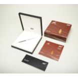 A MONT BLANC 'LE PETIT PRINCE' SPECIAL EDITION FINELINER PEN, complete with presentation box ,