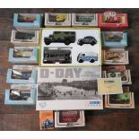 CORGI CLASSICS D-DAY LIMITED EDITION BOXED SET OF FOUR VEHICLES, TWELVE BOXED LLEDO MODELS AND MODEL
