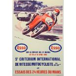 ORIGINAL CRITERIUM INTERNATIONAL DE MOTOCYCLISTE POSTER