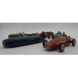 SELECTION OF FACING AND SPEED RECORD TOY CARS BY DINKY Dating from the 1930s to the 1950s and