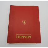 1976 MARANELLO CONCESSIOMAIRES SALES TRAINING MANUAL Includes one copy of the 1975 Ferrari Product