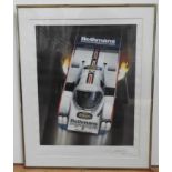 PORSCHE 962 PRINT BY GAVIN MACLEOD This was obtained from a Porsche main dealer where it was used as